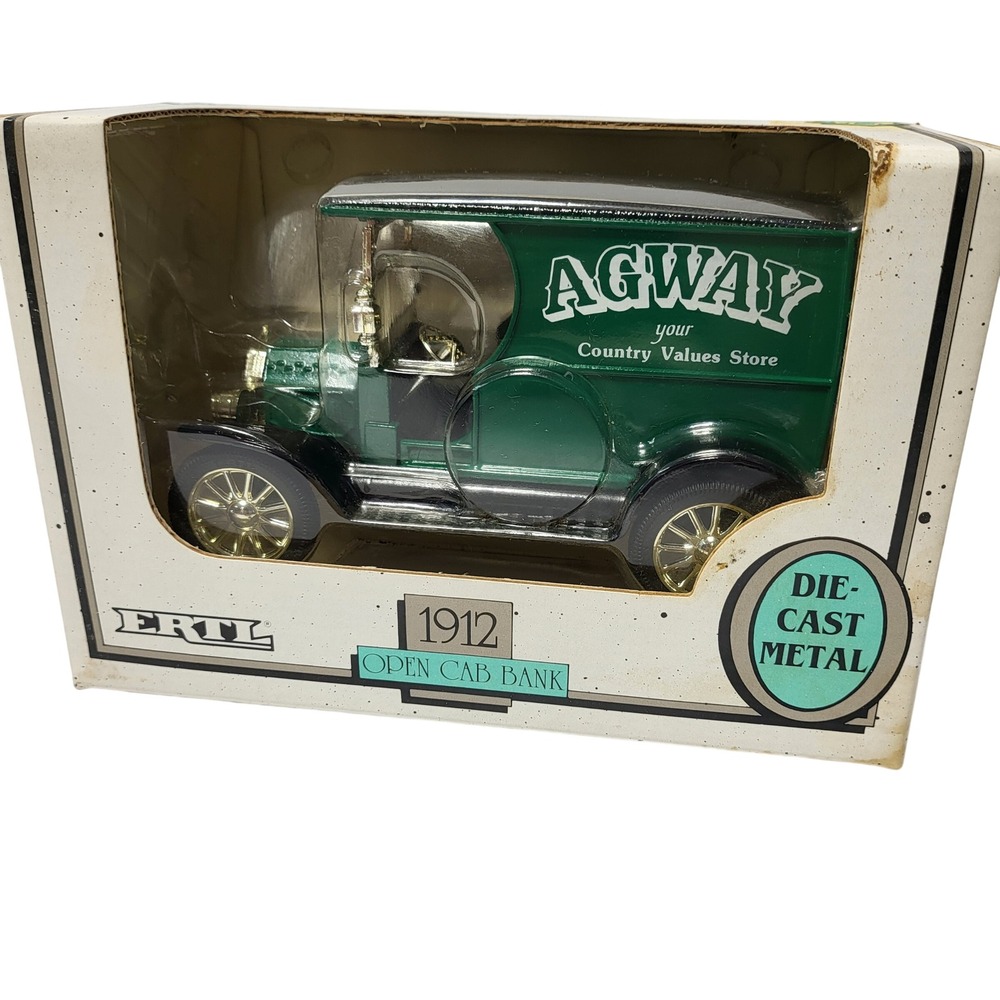 Ertl 1912 Open Cab Bank Agway Country Values Store 1/25 Die-Cast Metal 1992 7615